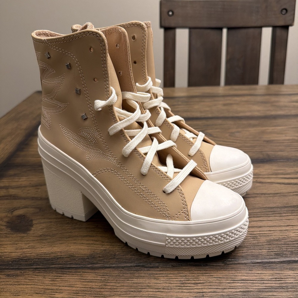 CONVERSE Chuck 70 De Luxe Heel Western Glam A15470C  Women's Size 5.5